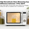 BZTT 18OZ Glass Measuring Cup with Insulated Handle V-Shaped Spout
