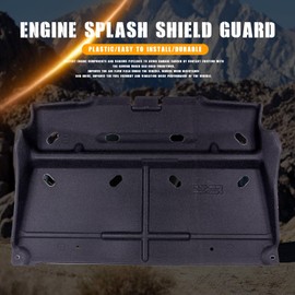 wzrasmiles Engine Splash Guard with mounting Screws Compatible with 2015 2016 2017 2018 2019 2020 Ford F150,Replace ML3Z-7222-D/Not Fit Raptor Model/or 3.0L Diesel