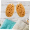 SAFIGLE 2pcs Soft Exfoliating Bath Sponge for Deep Cleansing Gentle