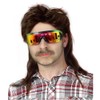 Traqur Mullet Wigs for Men 80s Costumes Fancy Party Wig