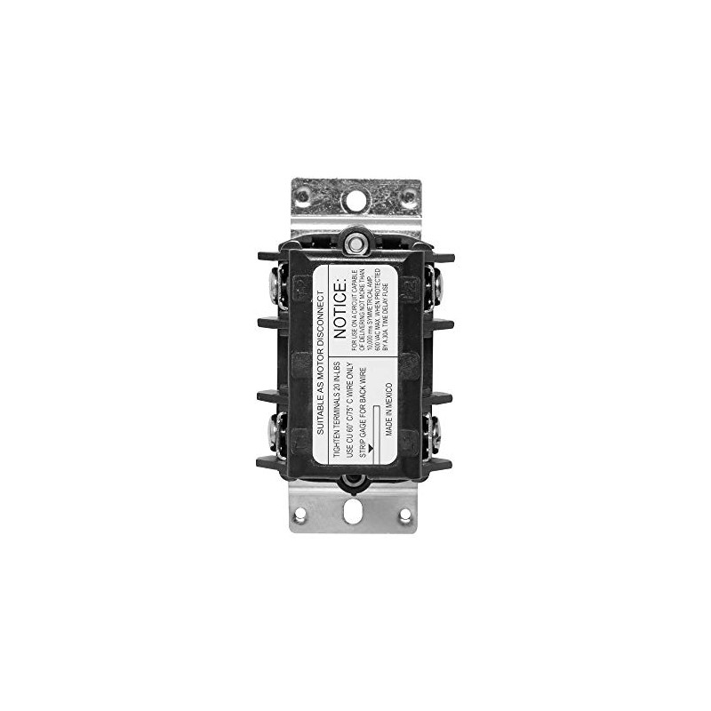 Leviton 40 Amp, 600 Volt, Double-Pole, Single Phase AC Motor