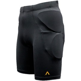 AEGIS Defender Protective Padded Shorts for Snowboard, Skate, Ski, and Bike, 3D Protection for Hip, Butt, Thigh and Tailbone Featuring D3O (Medium)
