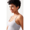 LOS OJOS Women's Straps Sports Bra, gray