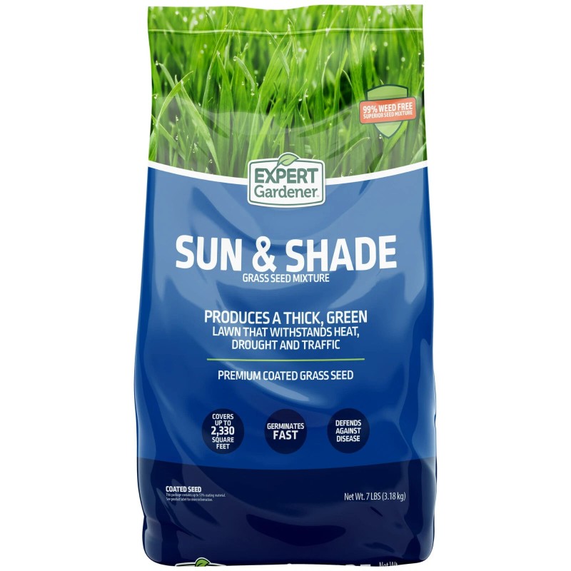 Expert Gardener Kentucky Bluegrass Northern Grass Seed Mix, for Sun