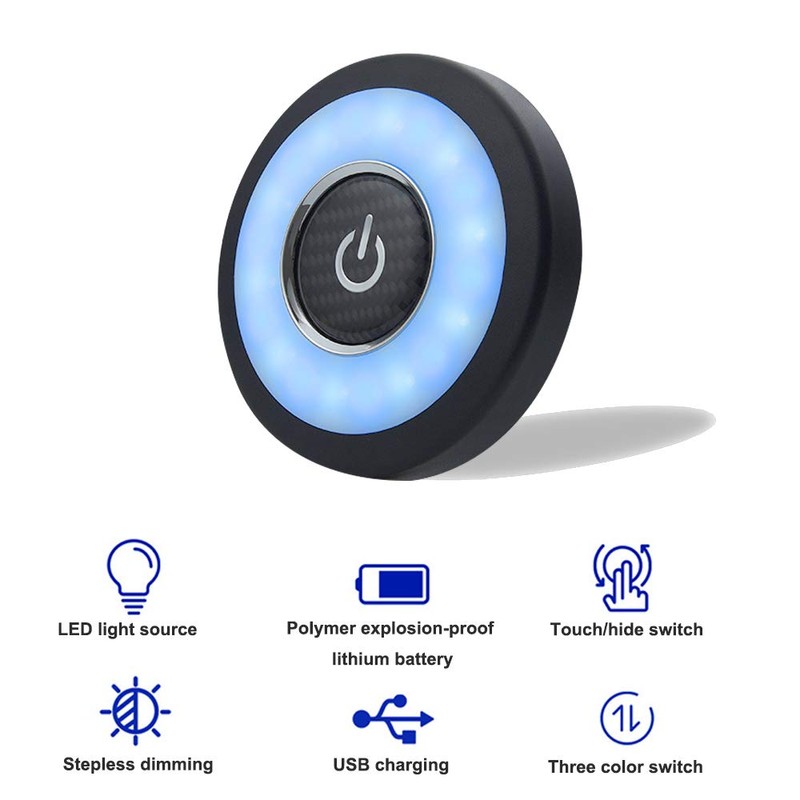 TYMXGHF USB Rechargeable LED Car Interior Dome Light 12V Bright