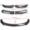 Unbranded For Nissan Versa Note Carbon Fiber Front Bumper Lip