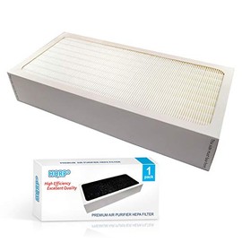 HQRP HEPA Filter compatible with Blueair Classic 400 Series 402, 403, 405, 410, 450E, 455E, Blueair SmokeStop Filter Replacement