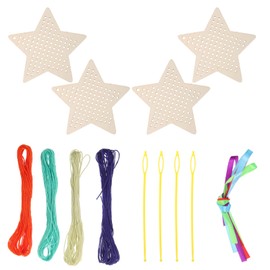 Operitacx 1set Cross Bookmarks Embroidery Kit Crafting for Beginners and Adults for Students Readers and Giving