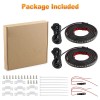 Unbranded 2PC-70" Running Board LED Light Side Step Strip Bar