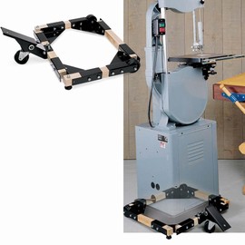 Rockler Power Tools Mobile Base Hardware - Build a Base of any Size – Mobile Power Tool Bases - Triple Design Portable Table Saw Mobile Base Hardware for Easy Maneuverability