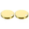 uxcell 2Pcs Toilet Seat Hinge Cover, 60mm Stainless Steel Toilet