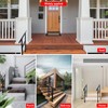 2 Step Handrail for Outdoor Step,Metal Porch Stair Railing 2