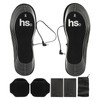 1Pair Heated Insoles Electric Insoles 4.5V Battery Powered Soft Carbon
