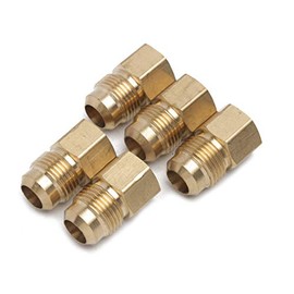 LTWFITTING Brass Flare 5/8" OD x 1/2" Female NPT Female Connector Tube Fitting(Pack of 5)