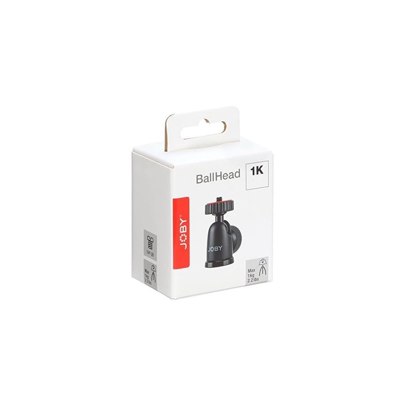 JOBY JB01512-BWW BallHead for 1K GorillaPod - Black/Charcoal