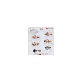 Scunci Mini Metal Rhinestone Jaw Clips - 6.0 Ea (Pack of 36)