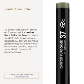 SALERM Eyeshadow on Stick, Comfort Pure Colour Eyeshadow, Green, Cream, Easy to Extend, Durable, Highly Pigmented Colour