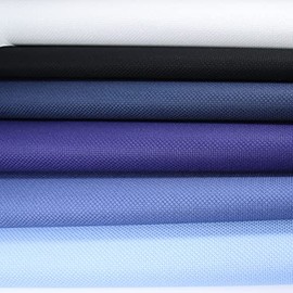 KCS 6 pc of 12" x 18" Counted Cotton Aida Cloth Cross Stitch Fabric (14CT- Color #4)