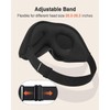 MABAO 2 Packs Sleep Mask for Side Sleeper, Eye Mask
