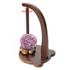 Yarn Holder for Knitting, Wooden Yarn Spinner for Crocheting, Magnetic