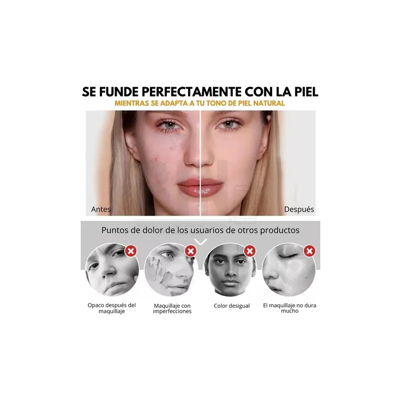 Base Maquillaje Color Changing Spf 15 Adaptable Al Tono 30ml