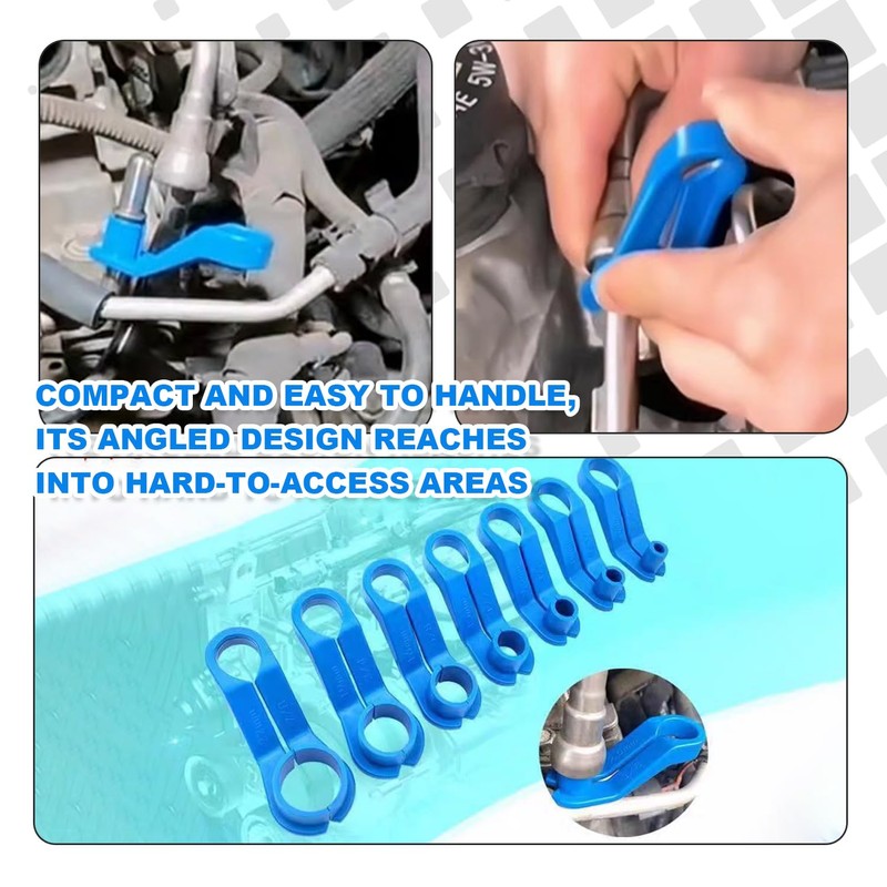 ONISMEZ 7PCS Fuel Line Disconnect Tool Set, 1/4 5/16 3/8
