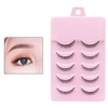 5Pcs False Eyelashes Short Fake Mink Lashes Enlarge Eyes Natural