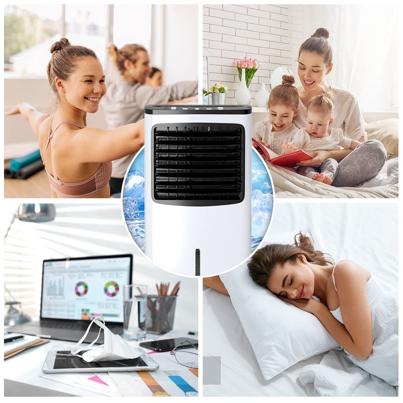 ARLIME Portable AC Cooling Fan, 3-IN-1 Portable Evaporative Air Cooler