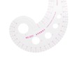5Pcs Curve Ruler MultiFunction Plastic Vary Form Sewing Grading Proofing