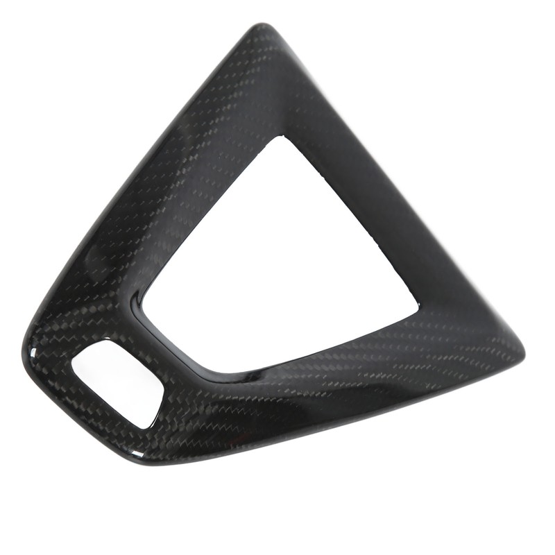 Gear Shift Panel Frame Carbon Fiber Shifter Cover Replacement for