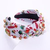 boderier Christmas Headbands for Women Xmas Candy Cane Headband Crystal