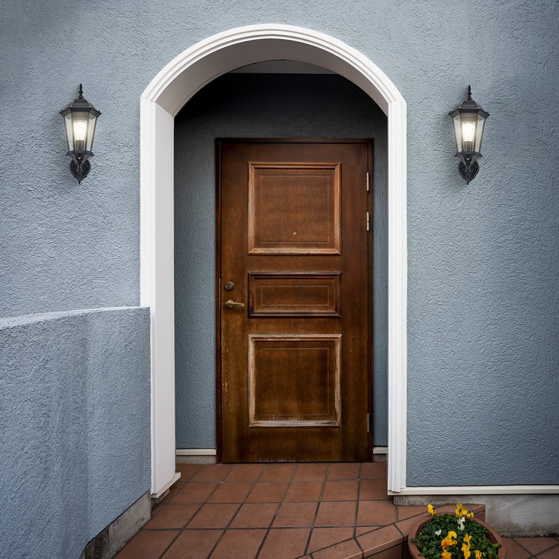 Design House 589556 Oak Creek Outdoor Wall Light Dusk to