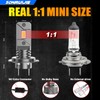 SONRUIJIE H7 LED Headlight Bulb 16000LM 100W, 6000K White Super