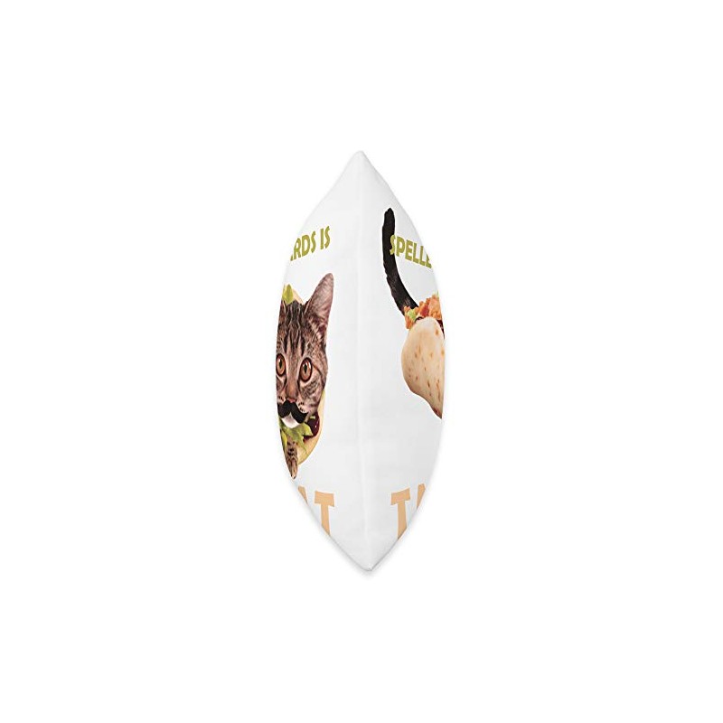 Funny and Cute Taco Cat Spelled Backward Is Tacocat Throw