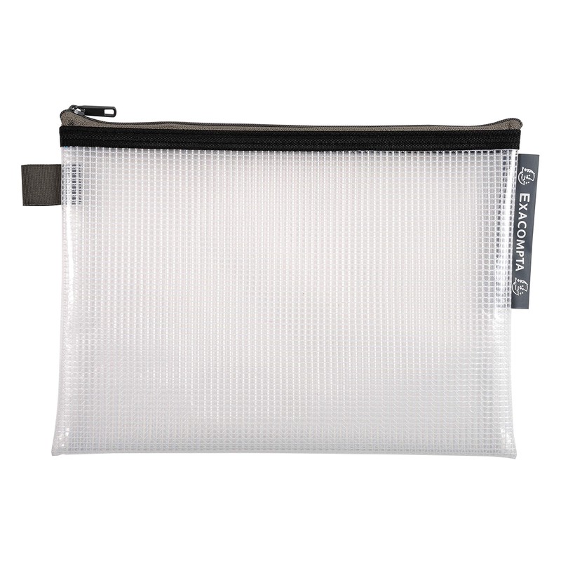 Exacompta 34140E Pack of 10 EVA Sleeves with Zip Made