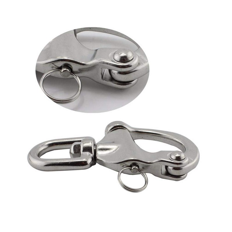 Swivel Eye Snap Shackle for Boat Rigging Sailing Boat Marine