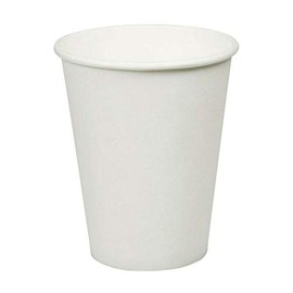 We Can Source It Ltd - Single Wall White Paper Disposable Cups - 12oz Recyclable Paper Cups for Hot and Cold Drinks - Pack of 1000