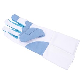 Fencing Gloves for Florett Sword and Sabre, Knitted Fabric Washable Fencing Gloves Professional Fencing Equipment, Mittens for Daily Fencing Fighting Training (M)