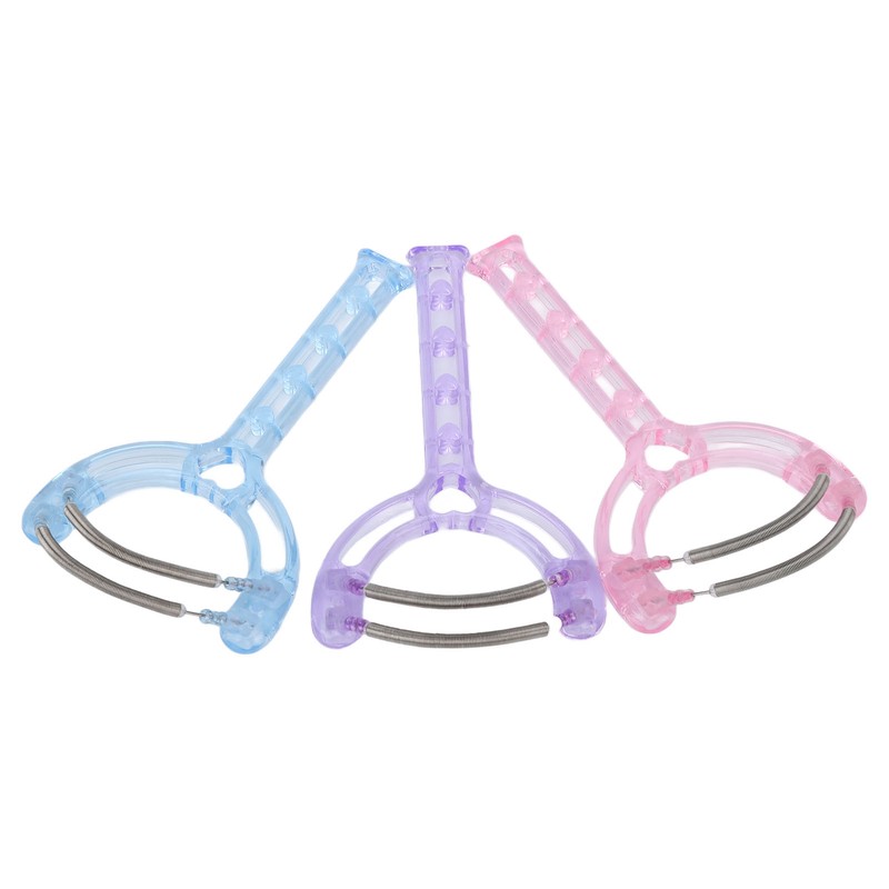 3PCS Facial Hair Removal Spring Handheld Face Epilator for Women