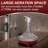 Wine Decanter - Hand Blown Lead-free Crystal Glass Wine Decanters