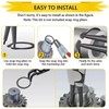 50 Pcs External Retaining Rings, Stainless Steel C-Clip Snap Rings,