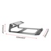 HFTEK - Laptop Notebook Stand for Office and Home, Aluminium