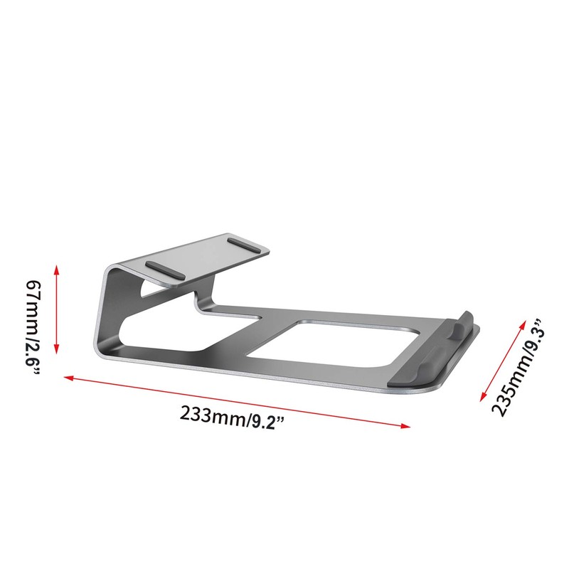 HFTEK - Laptop Notebook Stand for Office and Home, Aluminium