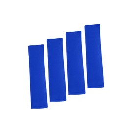 Partuto 4pcs Universal Blue Car Safety Seat Belt Pads Cover with Soft Polyester Fiber Auto Seatbelt Shoulder Pad for More Comfortable Driving Replacement