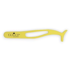 F.A.R.A.H False Eyelashes Placement Applicator Tool - Eyelash Extension Tweezers Remover Clip Tweezers Nipper (Marigold Yellow)