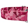 Country Brook Petz - Pink Bone Camo Martingale Dog Collar