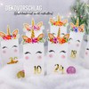 Papierdrachen 24 Advent Calendar Number Stickers - Gold | Number