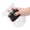 Reusable Glass Coffee Pot with Stainless Steel Filter Manual Drip