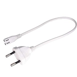 Euro 8 to Spade Cable (50 cm, Single Pack, White)