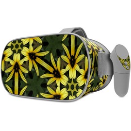 Decal Style Skin Wrap Compatible with Oculus Go Headset - Daisy Yellow (Oculus NOT Included)